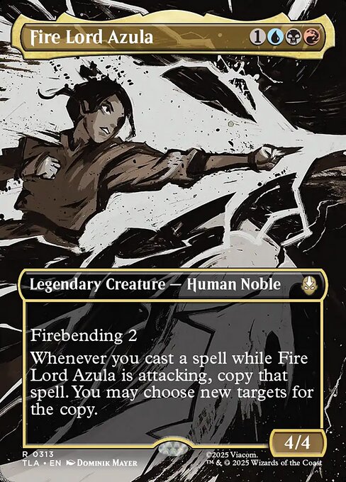 TLA: Fire Lord Azula (0313) (Borderless) (Foil)
