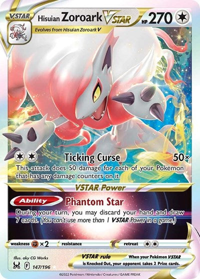 SWSH11: Hisuian Zoroark VSTAR (Holofoil)