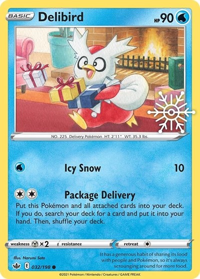 MCAP: Delibird - 032/198 (Holiday Calendar) (Holofoil)