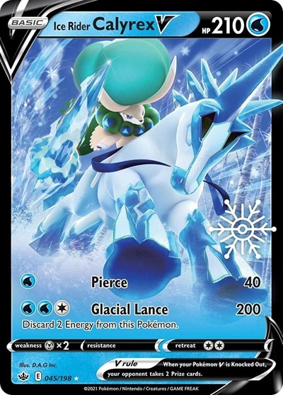 MCAP: Ice Rider Calyrex V - 045/198 (Holiday Calendar) (Holofoil)