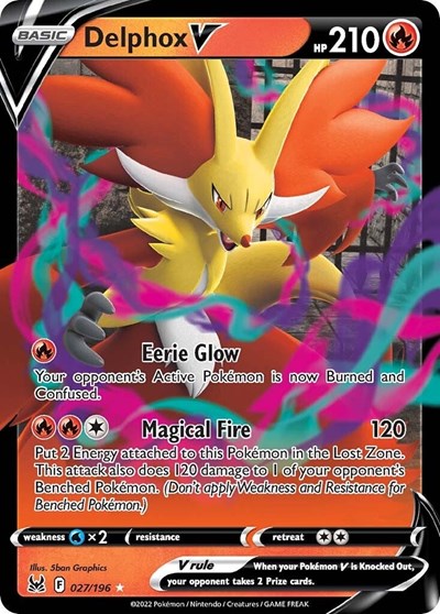 SWSH11: Delphox V (Holofoil)