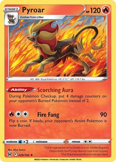 SWSH11: Pyroar (Reverse Holofoil)