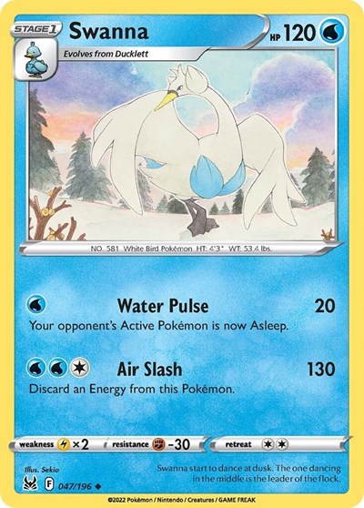 SWSH11: Swanna (Reverse Holofoil)