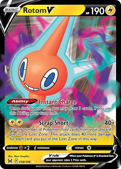 SWSH11: Rotom V (Holofoil)