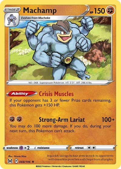 SWSH11: Machamp (Reverse Holofoil)