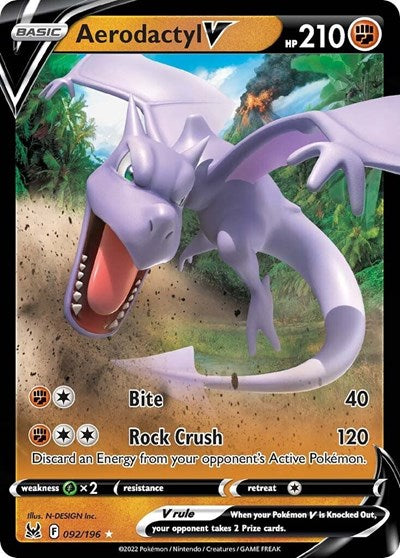 SWSH11: Aerodactyl V (Holofoil)