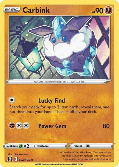 SWSH11: Carbink
