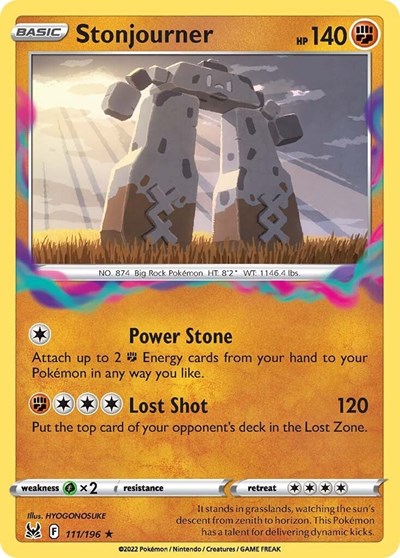 SWSH11: Stonjourner (Reverse Holofoil)
