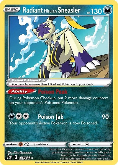 SWSH11: Radiant Hisuian Sneasler (Holofoil)