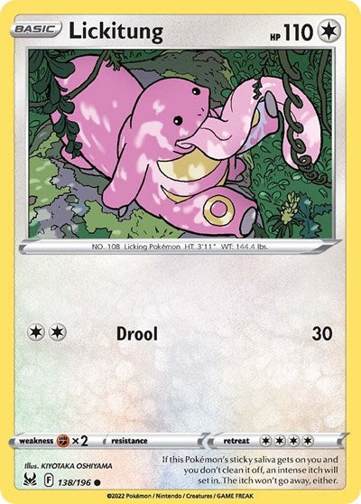 SWSH11: Lickitung (Reverse Holofoil)