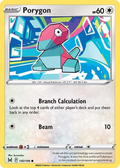SWSH11: Porygon (Reverse Holofoil)
