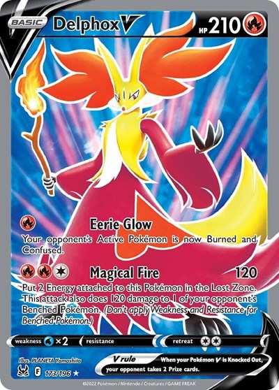 SWSH11: Delphox V (Full Art) (Holofoil)