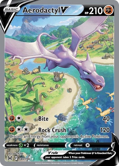 SWSH11: Aerodactyl V (Alternate Full Art) (Holofoil)