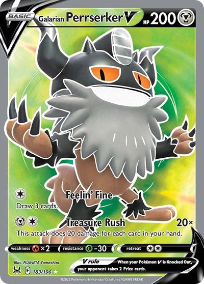 SWSH11: Galarian Perrserker V (Full Art) (Holofoil)