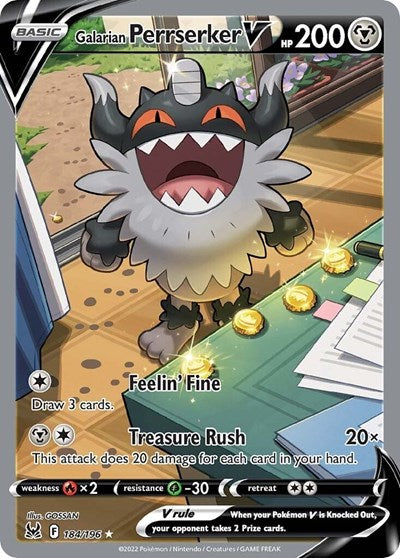 SWSH11: Galarian Perrserker V (Alternate Full Art) (Holofoil)