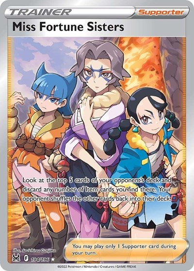 SWSH11: Miss Fortune Sisters (Full Art) (Holofoil)