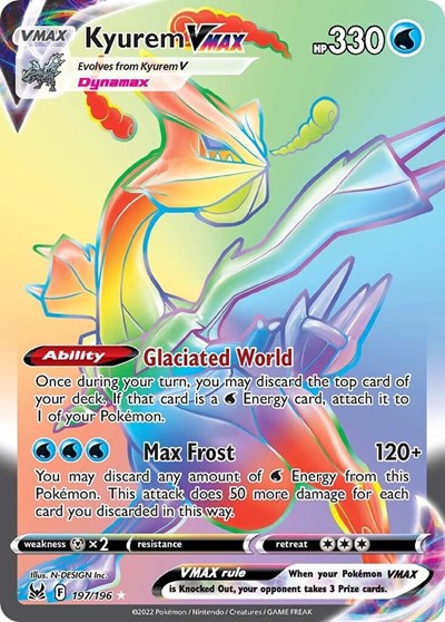 SWSH11: Kyurem VMAX (Secret) (Holofoil)