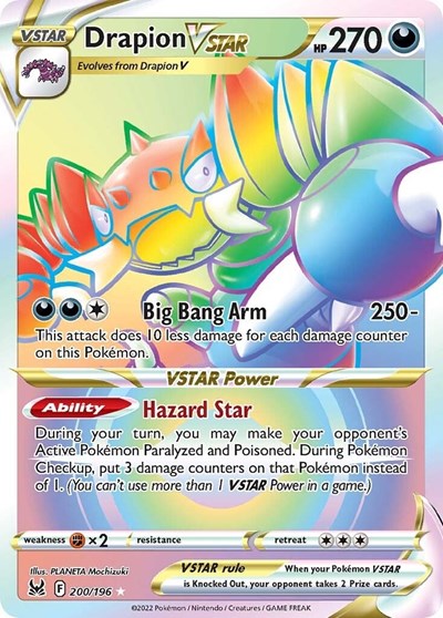 SWSH11: Drapion VSTAR (Secret) (Holofoil)