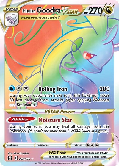 SWSH11: Hisuian Goodra VSTAR (Secret) (Holofoil)