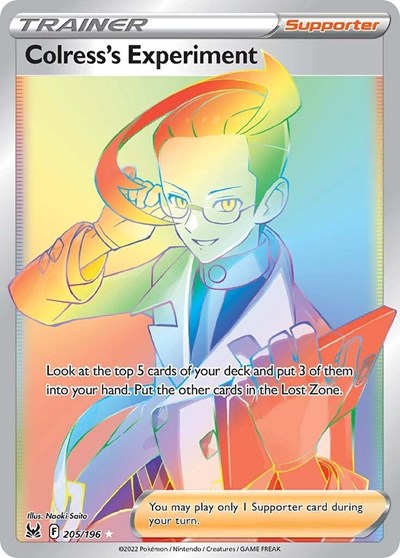 SWSH11: Colress's Experiment (Secret) (Holofoil)