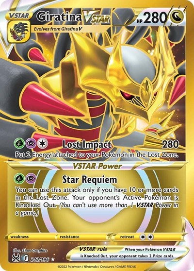 SWSH11: Giratina VSTAR (212) (Secret) (Holofoil)