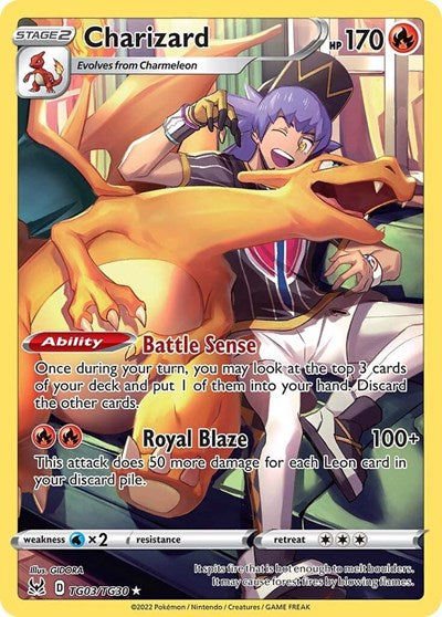 SWSH11: TG: Charizard (Holofoil)