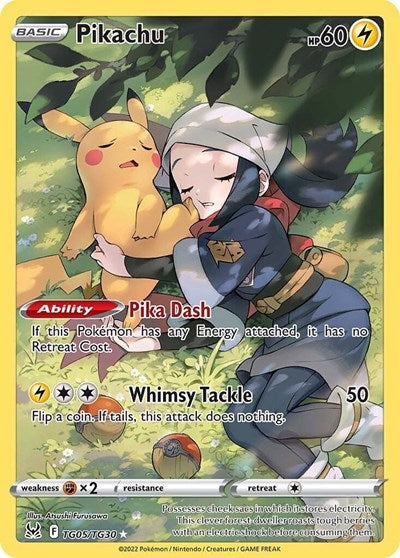 SWSH11: TG: Pikachu (Holofoil)