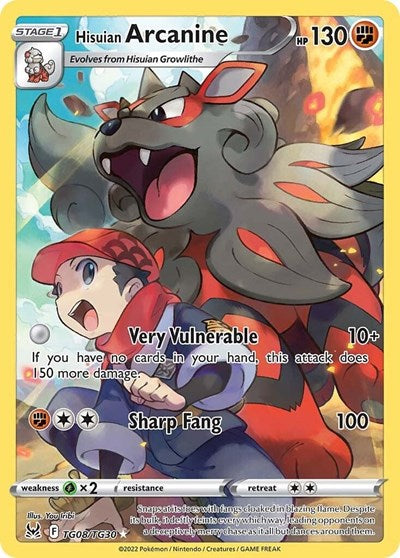 SWSH11: TG: Hisuian Arcanine (Holofoil)