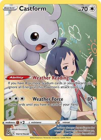 SWSH11: TG: Castform (Holofoil)