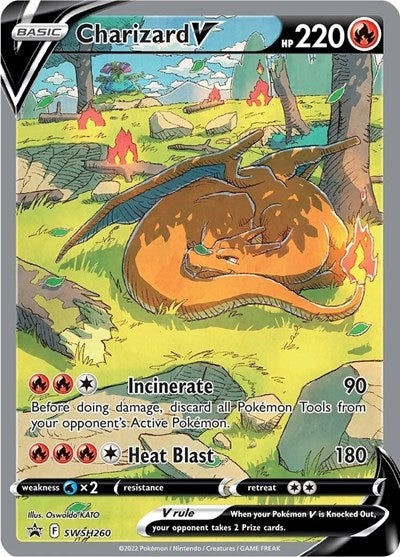 SWSD: Charizard V - SWSH260 (Holofoil)