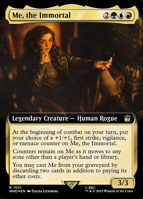 WHO: Me, the Immortal (Extended Art) (Surge Foil)