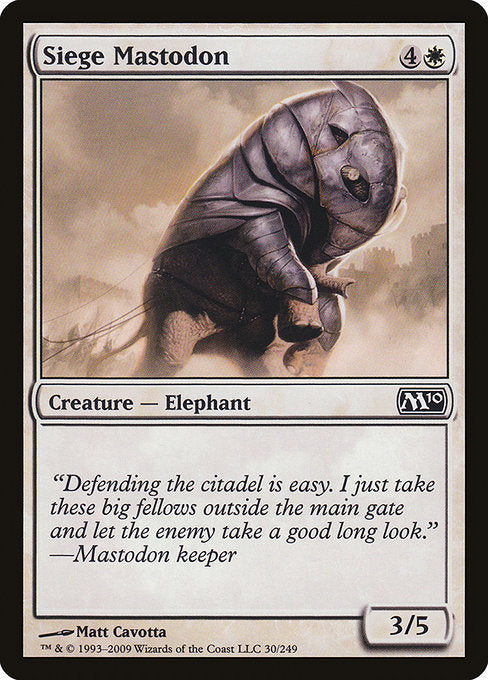 M10: Siege Mastodon (Foil)