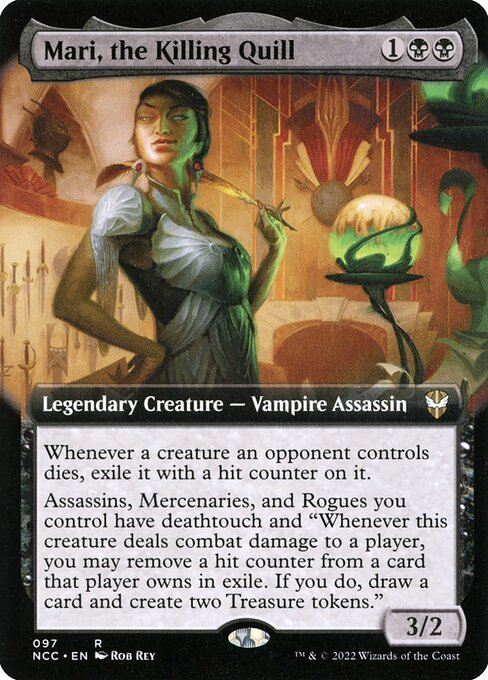 NCC: Mari, the Killing Quill (Extended Art) (Foil)