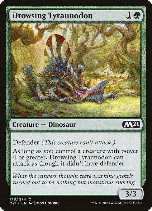 M21: Drowsing Tyrannodon (Foil)