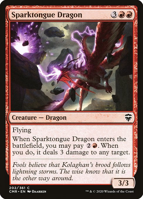 CMR: Sparktongue Dragon (Foil)