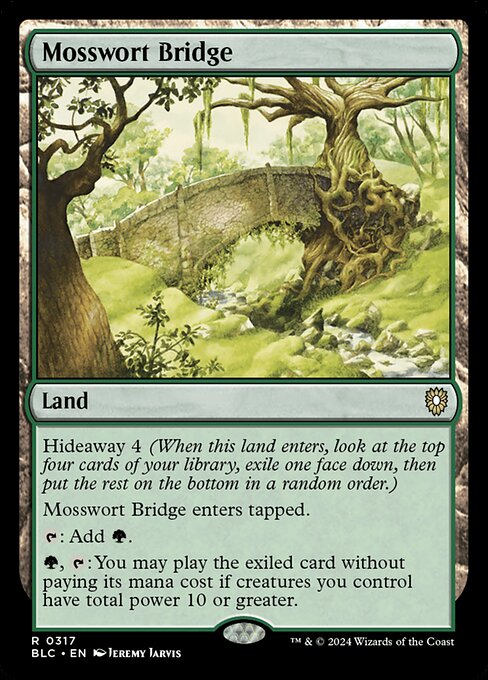 BLC: Mosswort Bridge