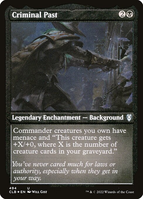 CLB: Criminal Past (Foil Etched)