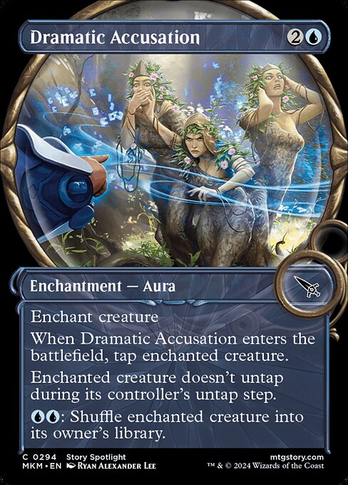 MKM: Dramatic Accusation (Showcase) (Foil)