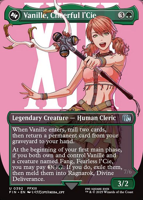 FIN: Vanille, Cheerful l'Cie (Borderless)