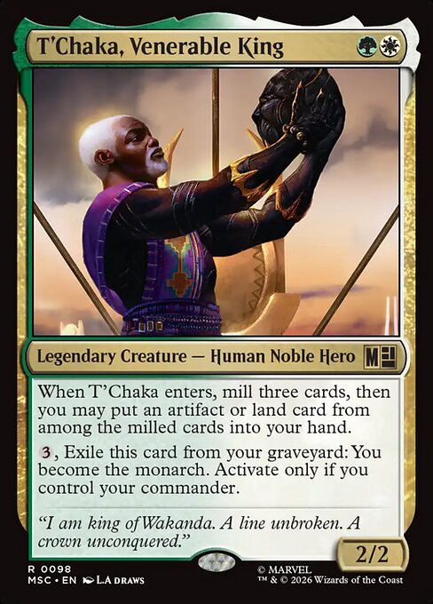 MSC: T'Chaka, Venerable King