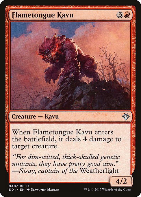 E01: Flametongue Kavu