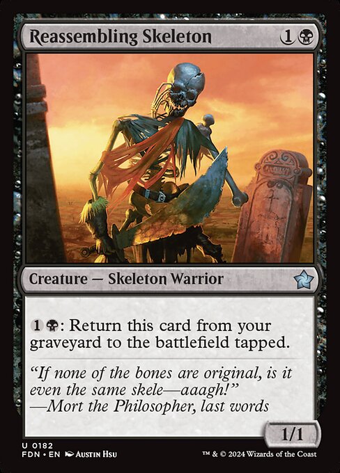 FDN: Reassembling Skeleton (Foil)