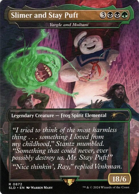 SLD: Slimer and Stay Puft - Yargle and Multani (Rainbow Foil)