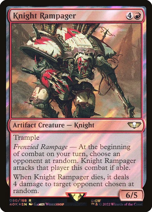 40K: Knight Rampager (Surge Foil)