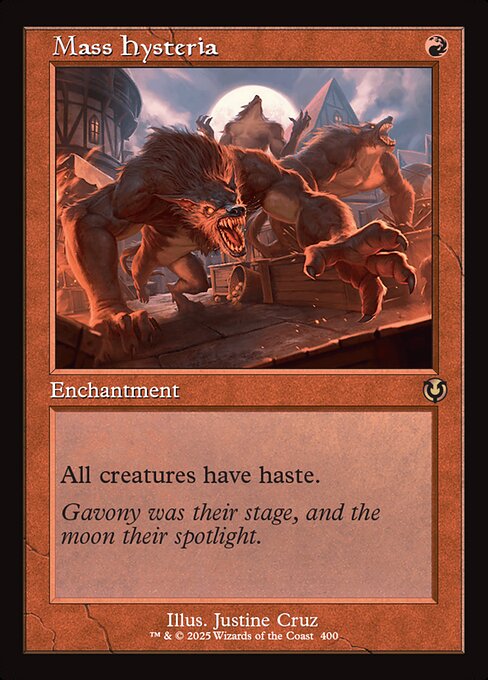 INR: Mass Hysteria (Retro Frame) (Foil)