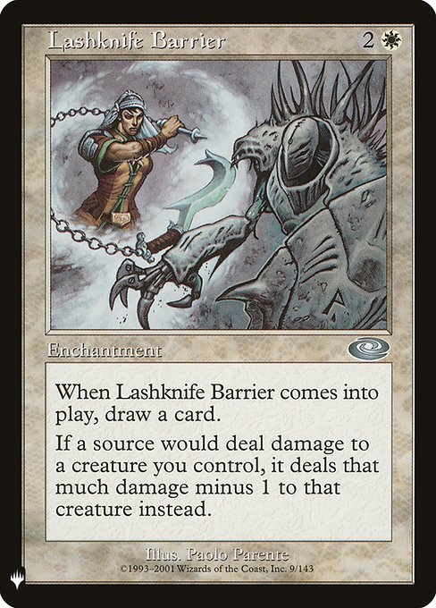 PLST: Lashknife Barrier