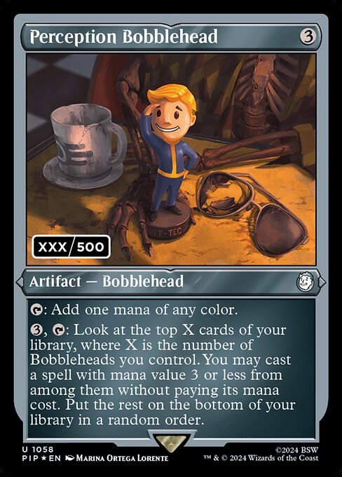 PIP: Perception Bobblehead (Serial Numbered) (Foil)