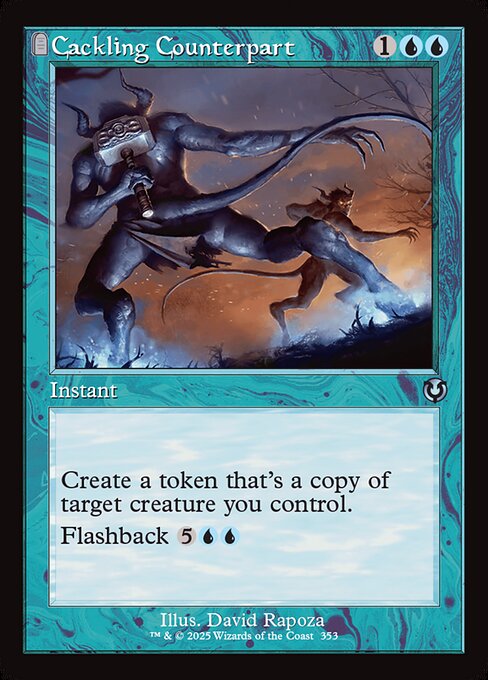 INR: Cackling Counterpart (Retro Frame) (Foil)