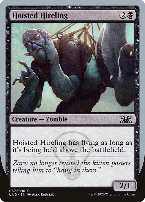 UND: Hoisted Hireling
