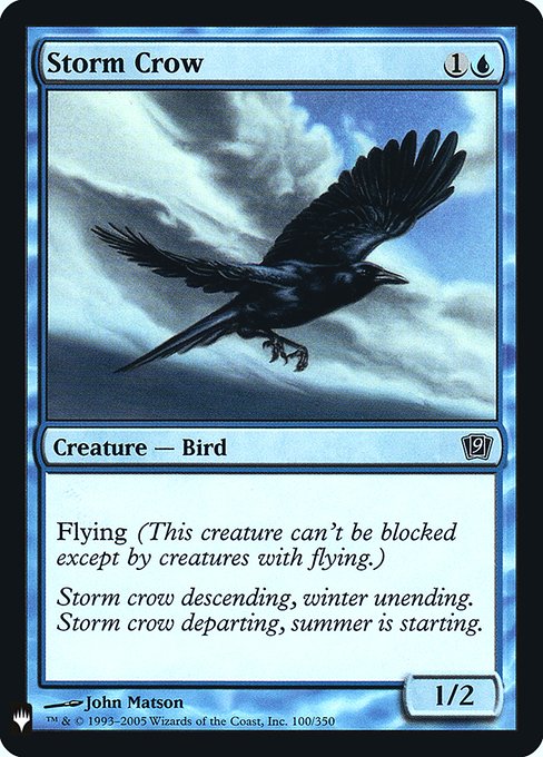 PLST: Storm Crow (9ED) (Foil)